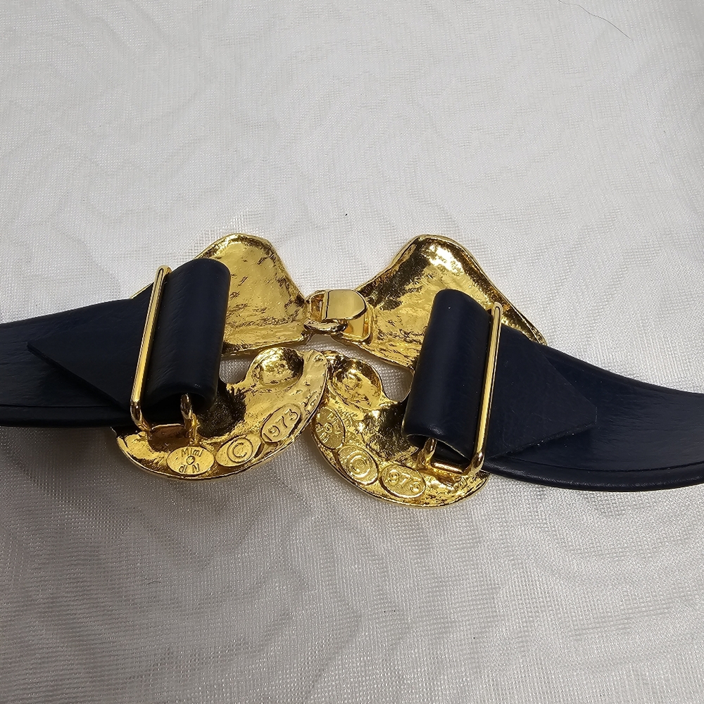 Vintage 1973 Mimi Di Mushroom Waist Statement Belt - Picture 5 of 5